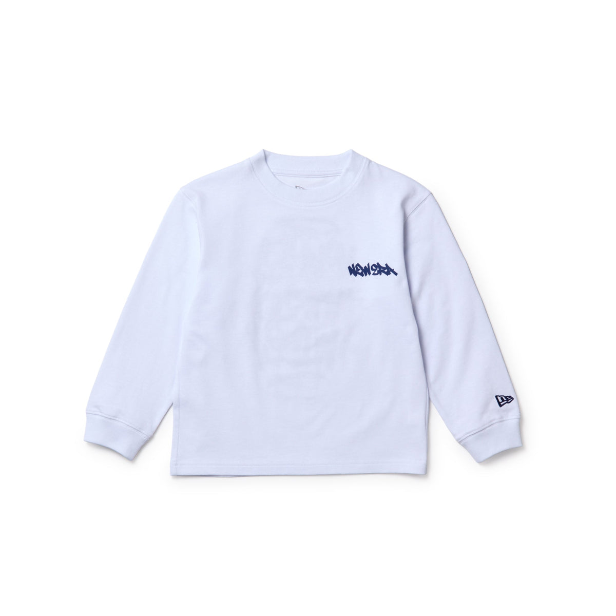 キッズ Child 長袖 コットン Tシャツ Tagging Logo ホワイト