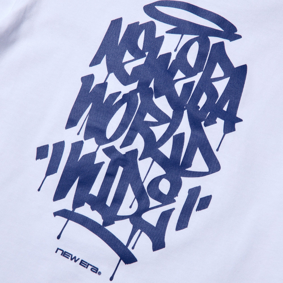 キッズ Child 長袖 コットン Tシャツ Tagging Logo ホワイト