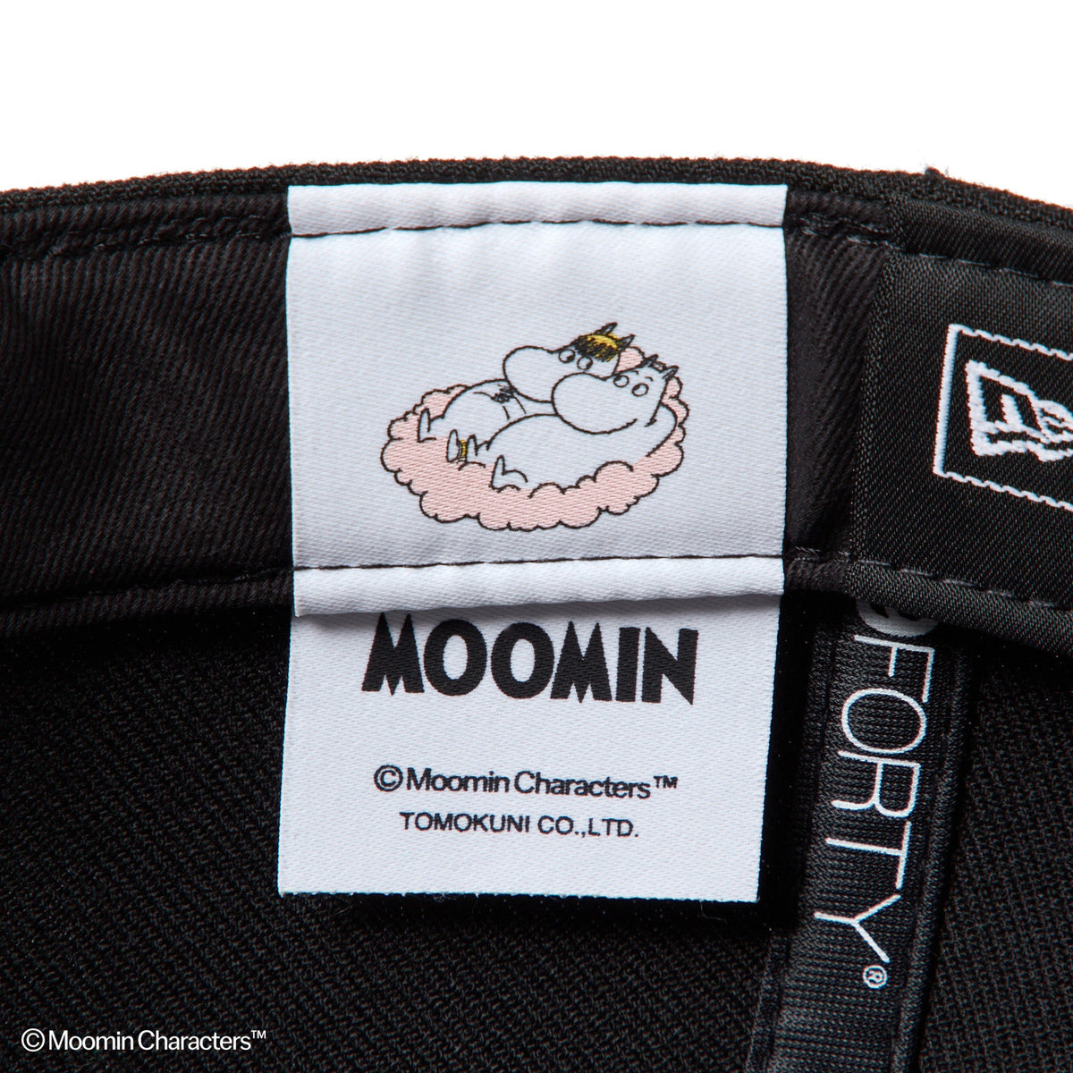 9FORTY Moomin ムーミン スノークのおじょうさん Rhinestone ブラック