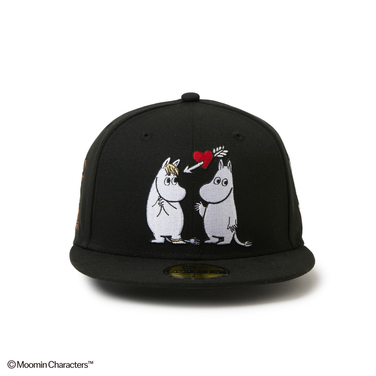 59FIFTY Moomin キャラAll Over ブラック