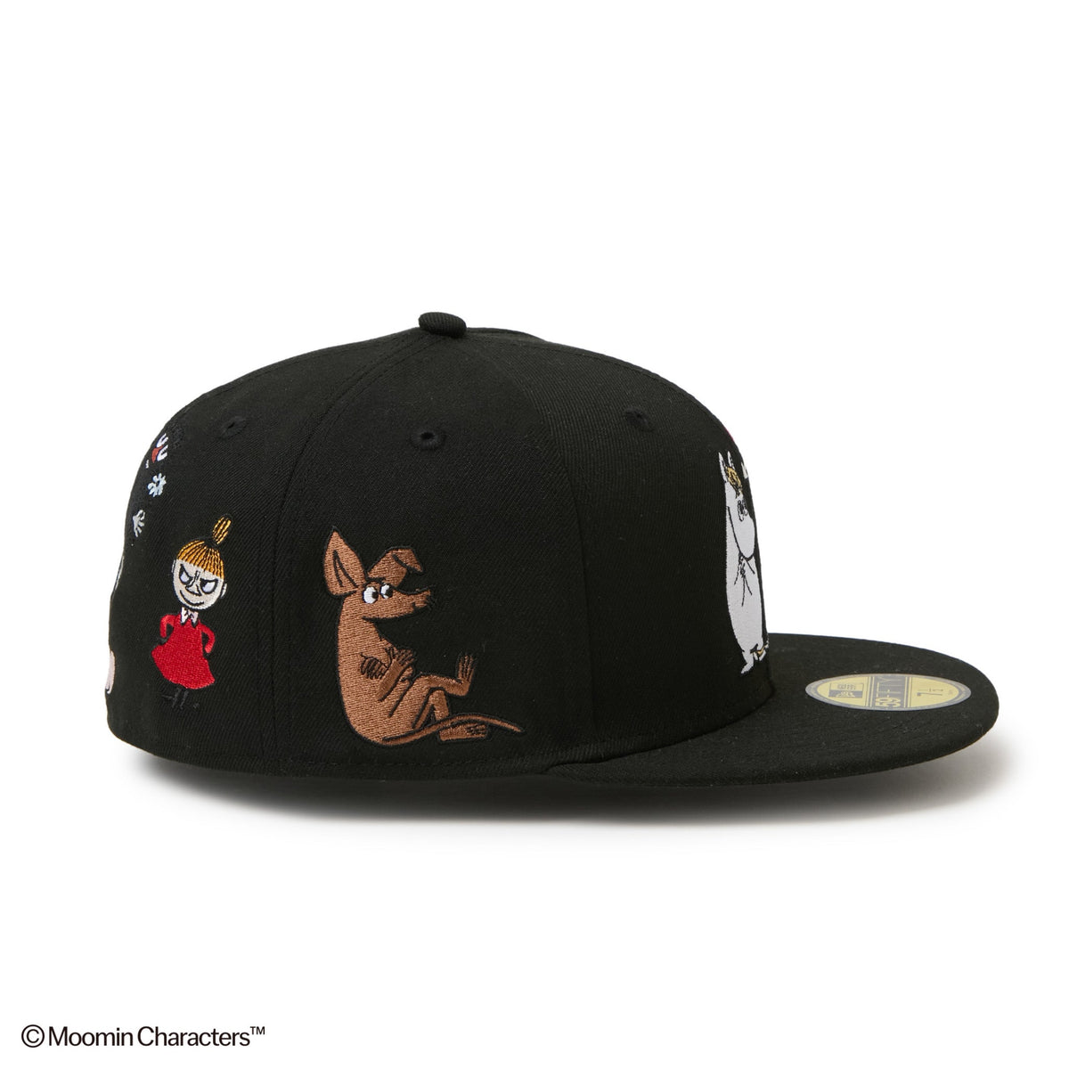 59FIFTY Moomin キャラAll Over ブラック