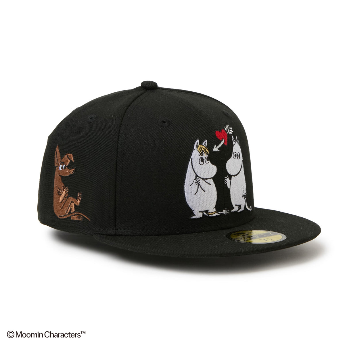 59FIFTY Moomin キャラAll Over ブラック
