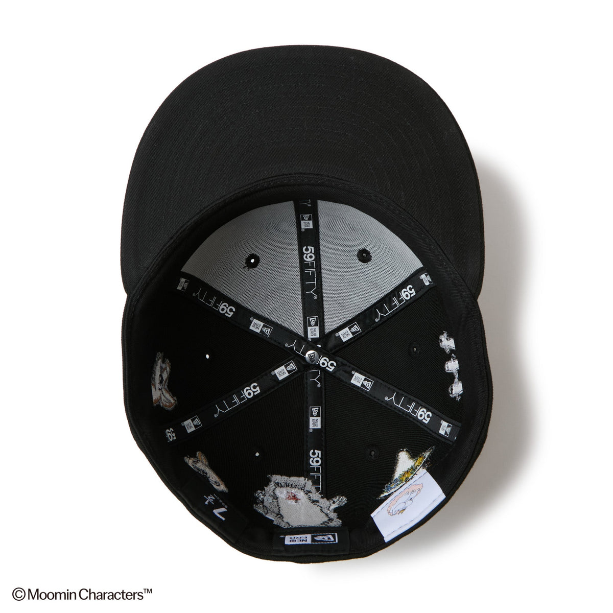 59FIFTY Moomin キャラAll Over ブラック