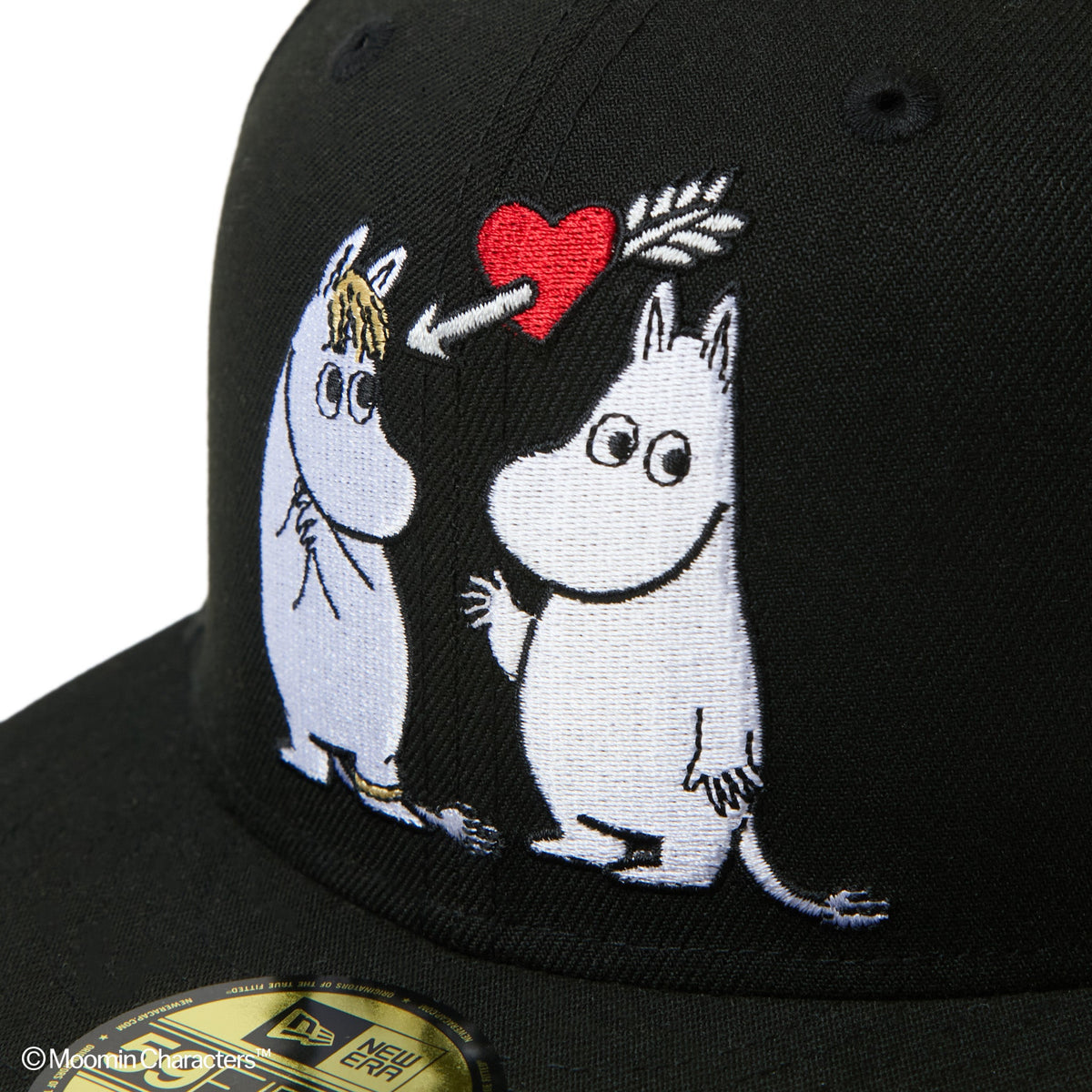 59FIFTY Moomin キャラAll Over ブラック