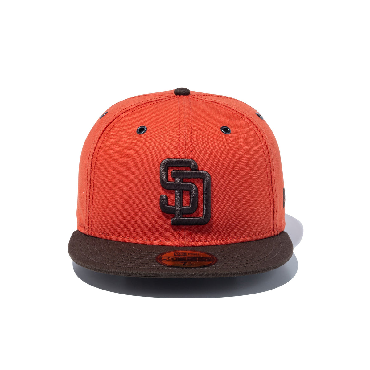 59FIFTY BBQ Duck サンディエゴ・パドレス バーントオレンジ/ライトブロンズ