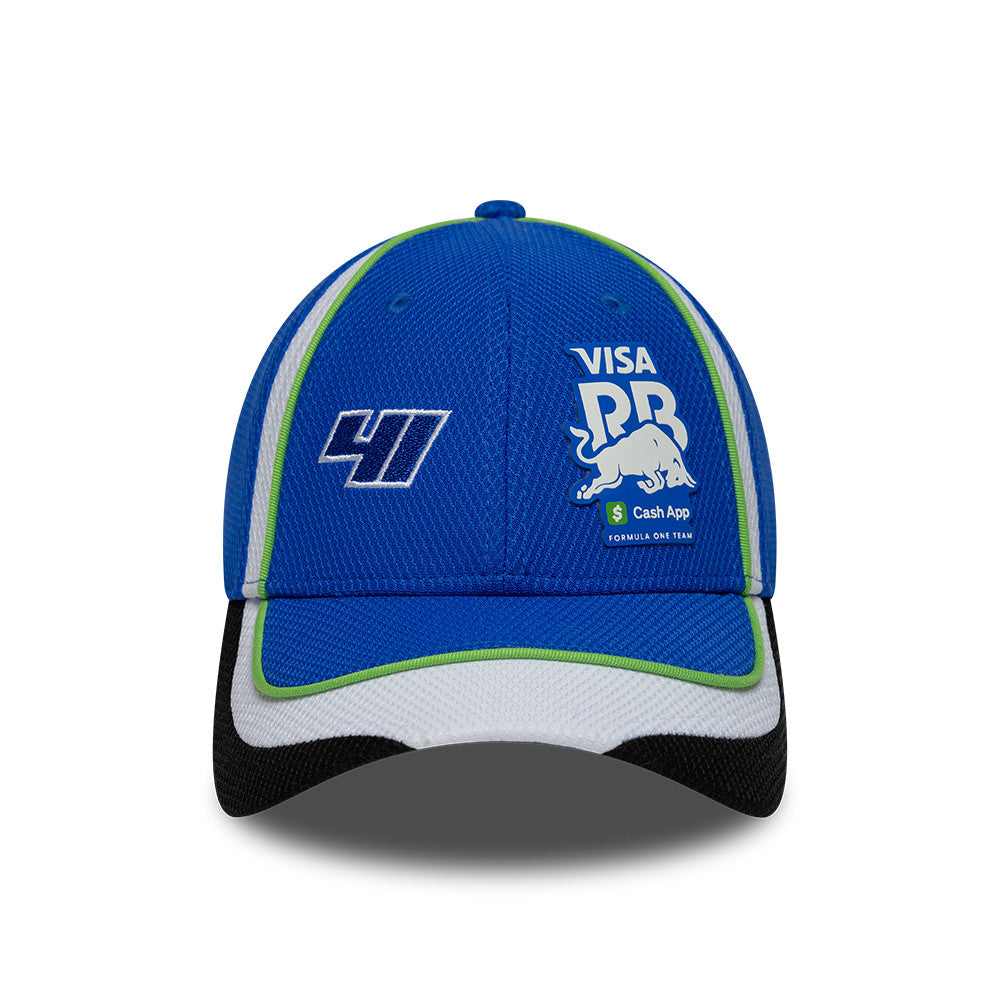 9FORTY ビザ・キャッシュアップ・レーシングブルズ F1 チーム Arvid Lindblad 41 ブルー