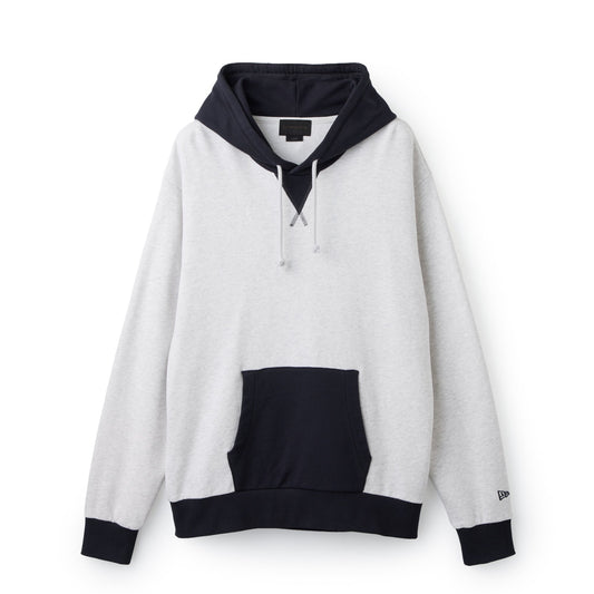 裏毛 スウェット 2-Tone プルオーバー フーディー BLACK LABEL FW26 ヘザーグレー