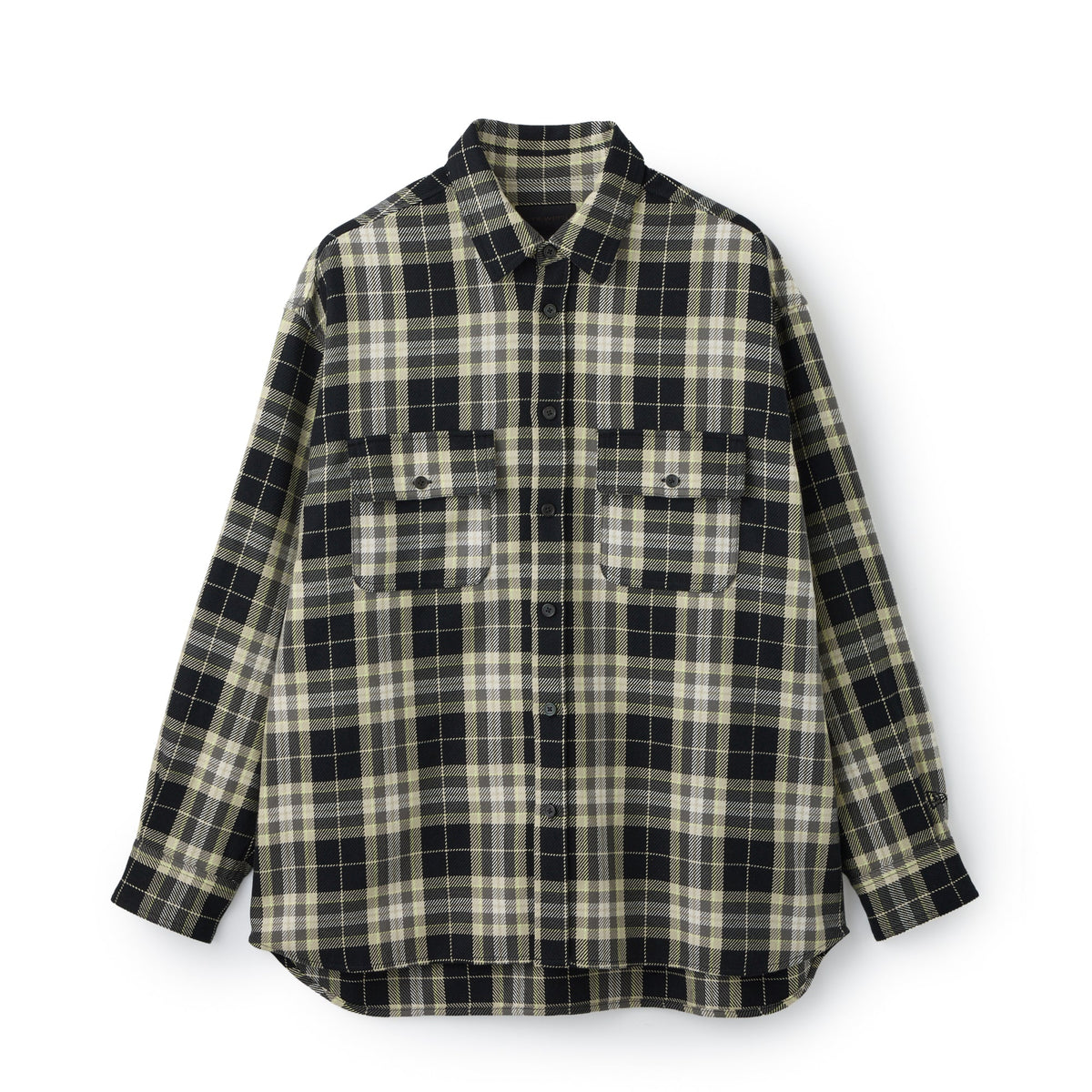 アラスカ ロングスリーブ シャツ BLACK LABEL FW26 ブラック