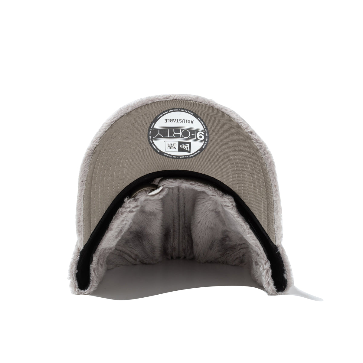 9FORTY Micro Fur Mini Metal Logo クラシックロゴ シルバー グレー
