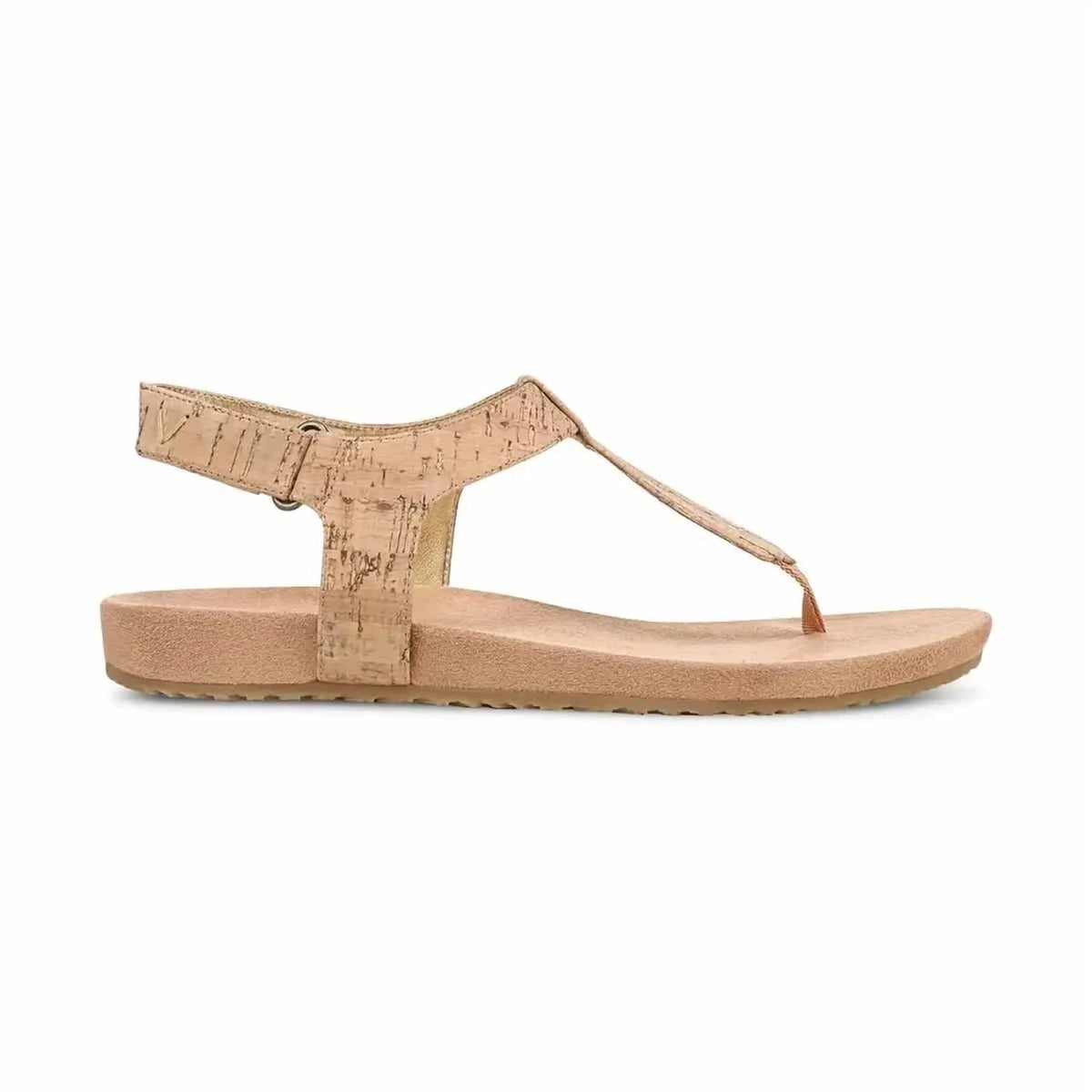 Women's Palisade T-Strap Toe-Post Sandals In Gold Cork