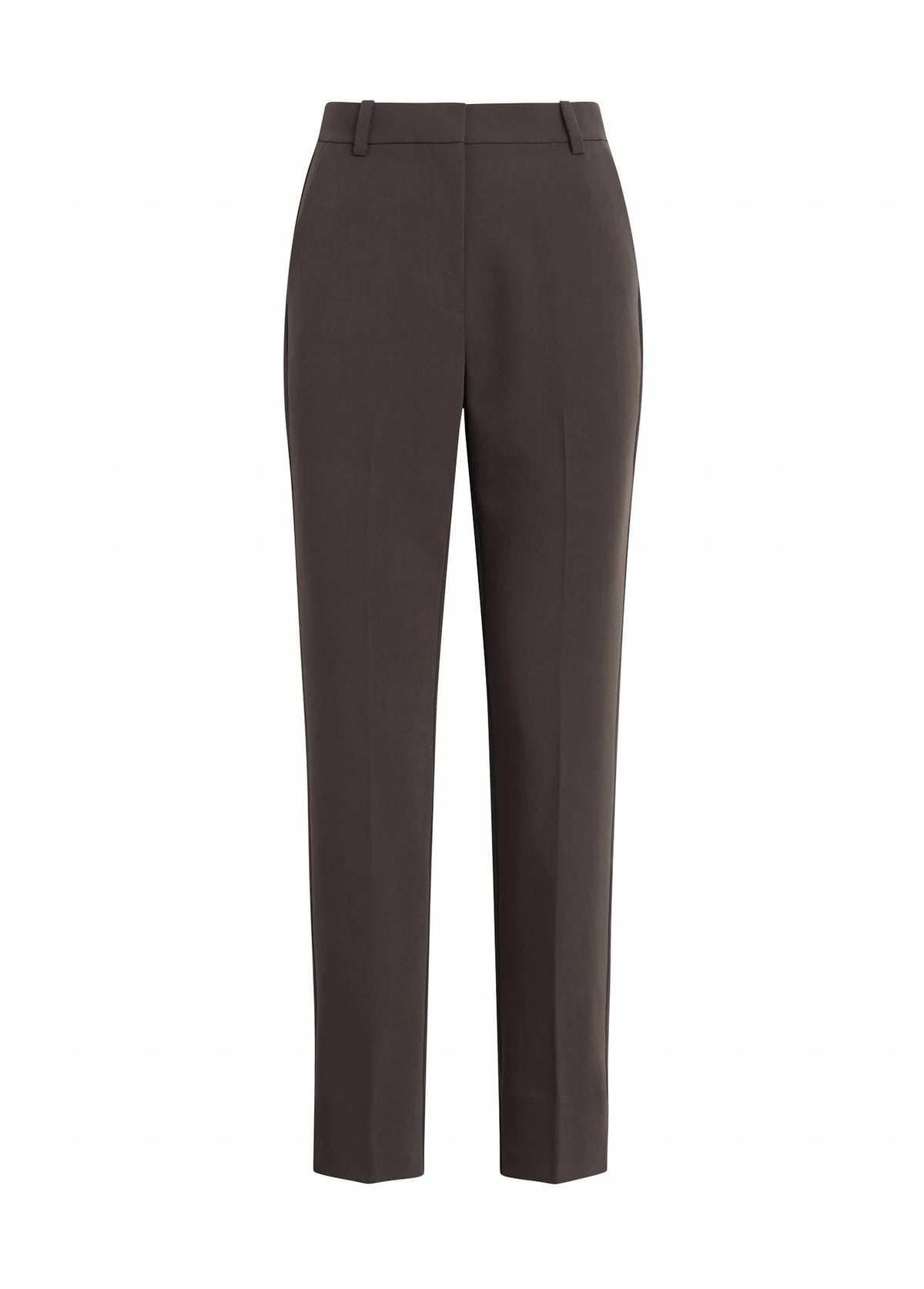 Cigarette Cropped Straight Leg Pant In Espresso