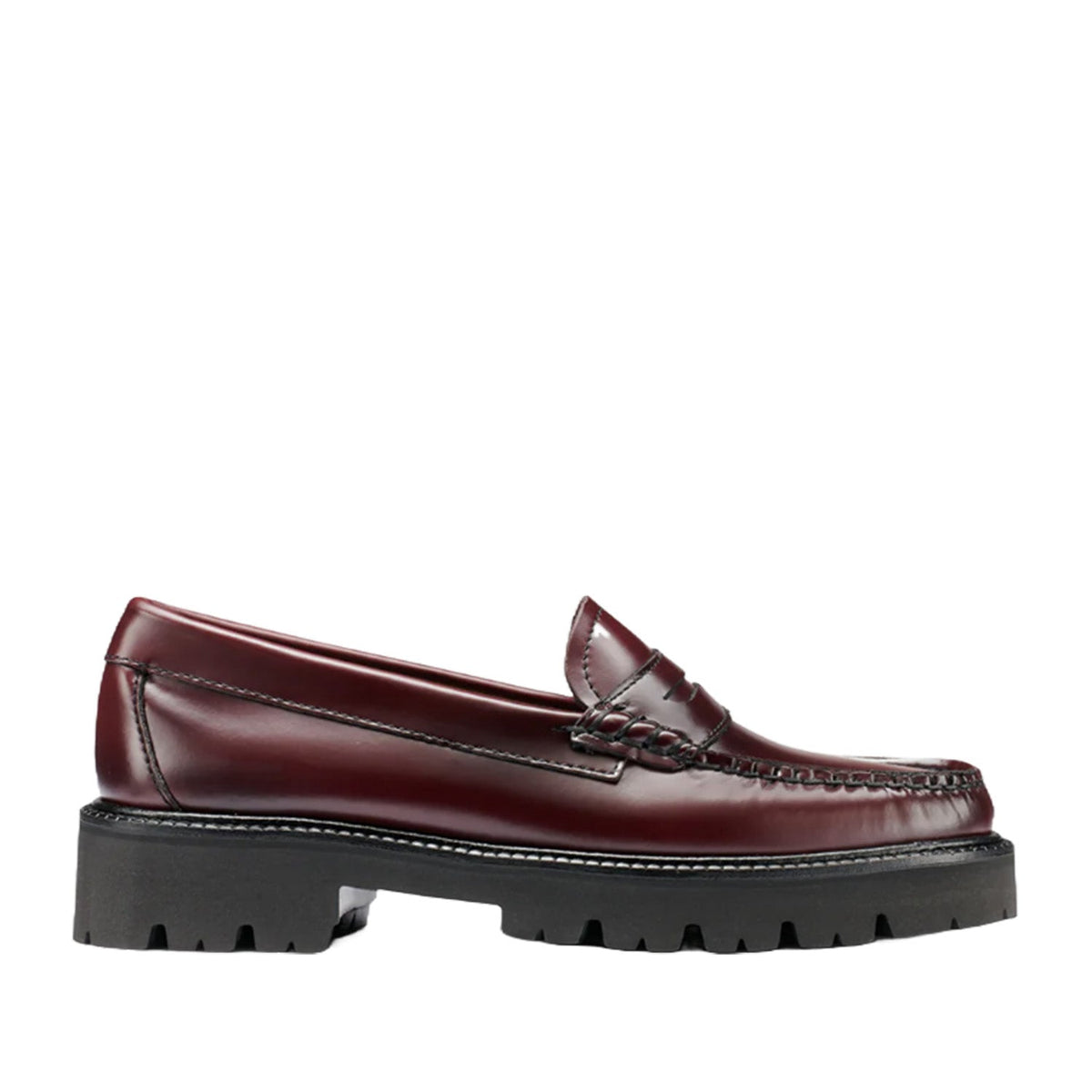 G.H. Bass Women's Whitney Super Lug Weejun in Wine