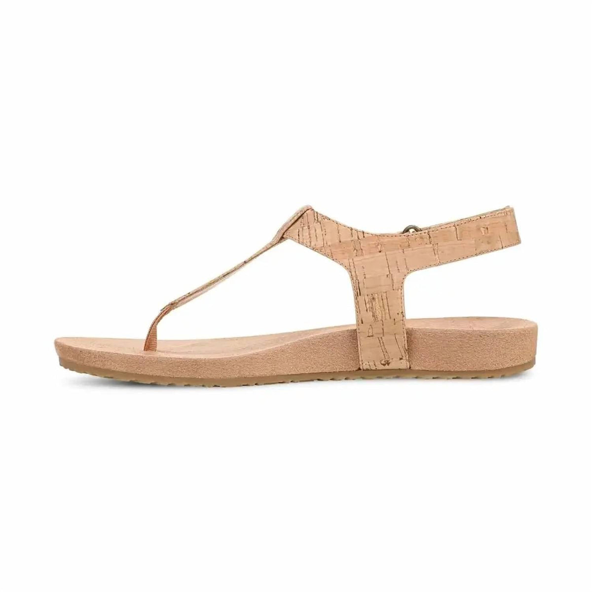 Women's Palisade T-Strap Toe-Post Sandals In Gold Cork