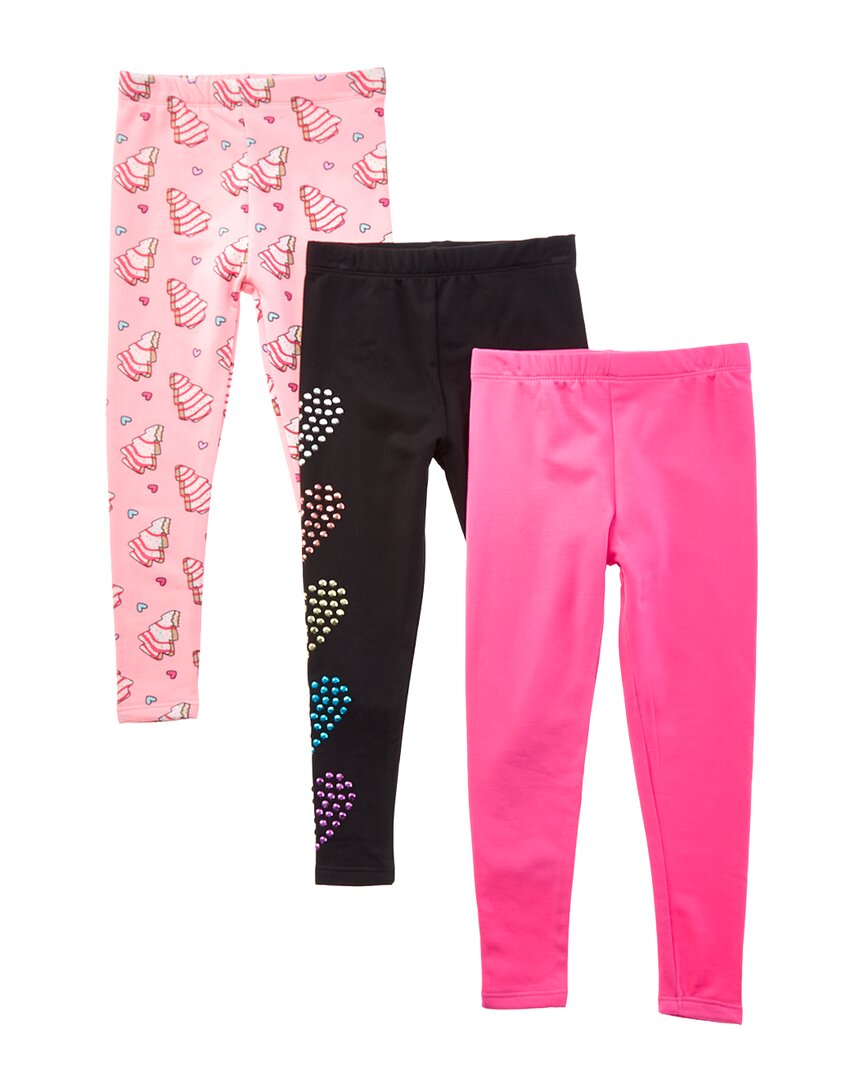 Freestyle 3pk Love You Brushed Fleece Legging