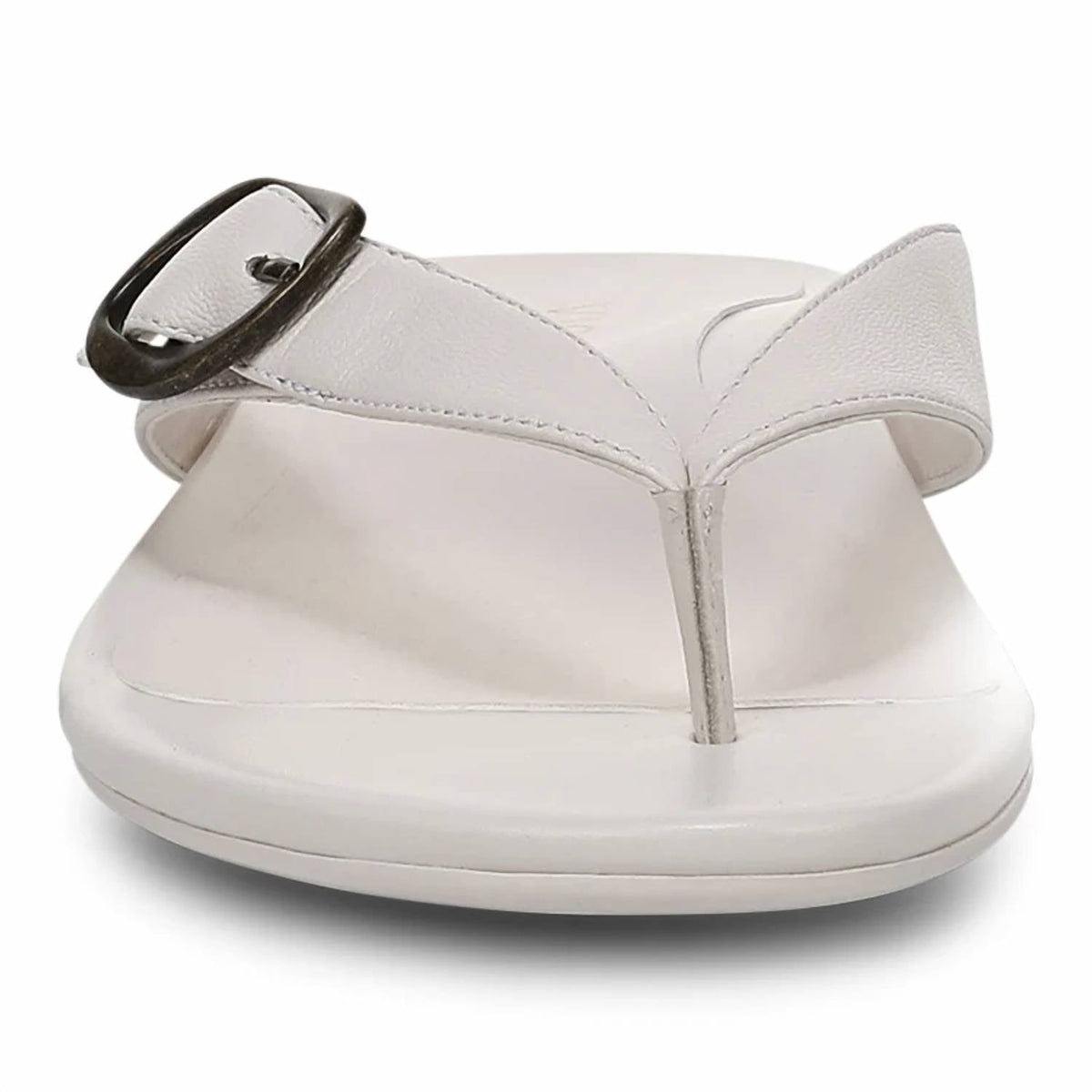 Women's Grove Thong Sandals In Sea Salt Leather