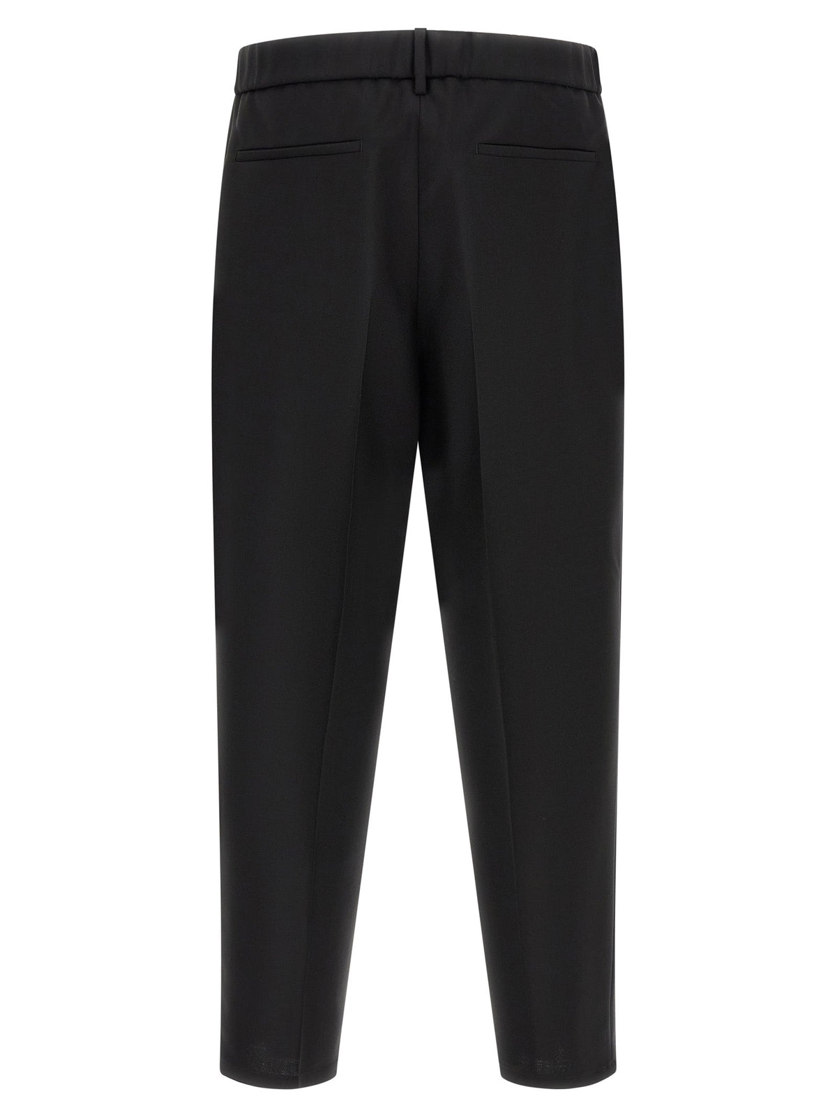 Jil Sander Virgin Wool Cropped Men's Pants