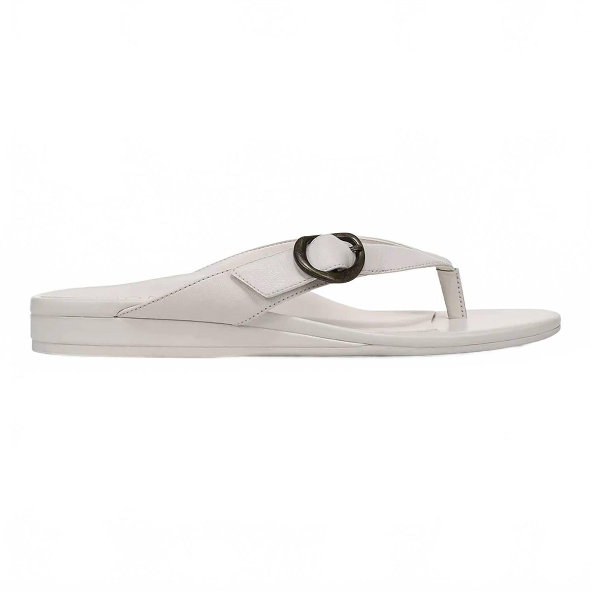 Women's Grove Thong Sandals In Sea Salt Leather