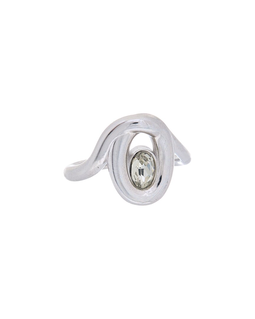 Oscar de la Renta Oval Rhinestone Ring