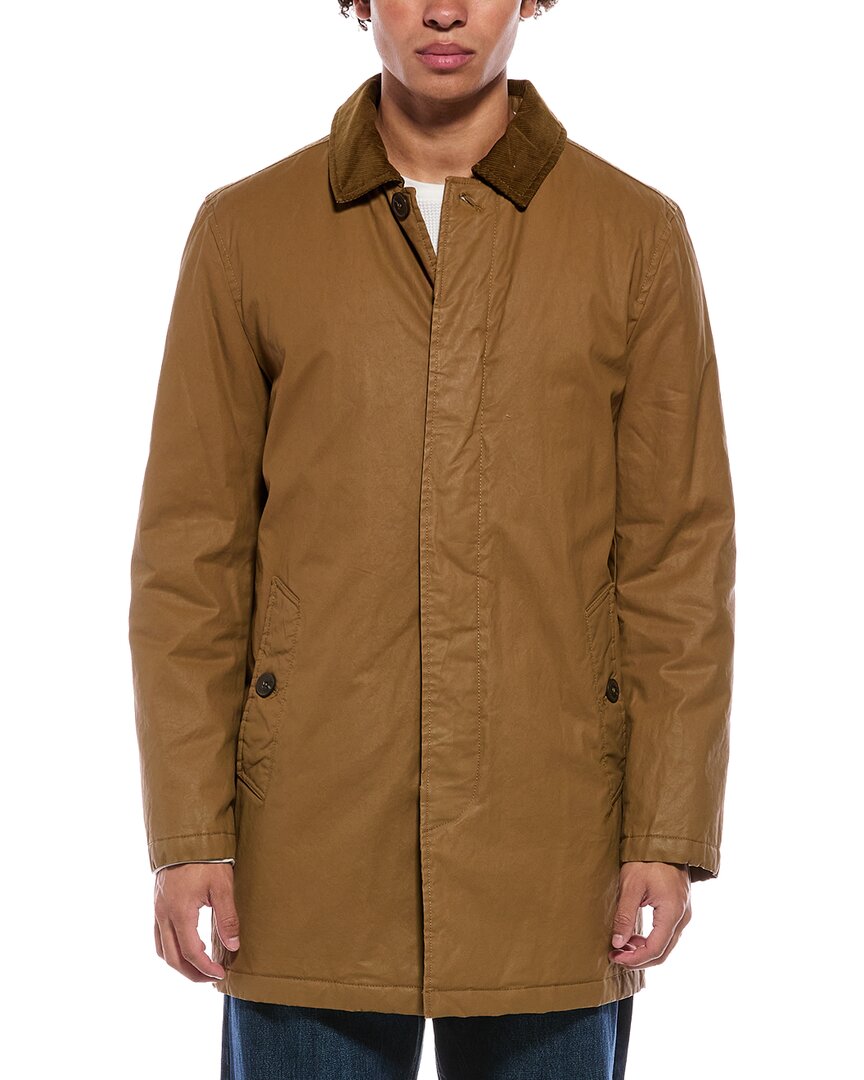 Cole Haan Coated Long Barn Coat