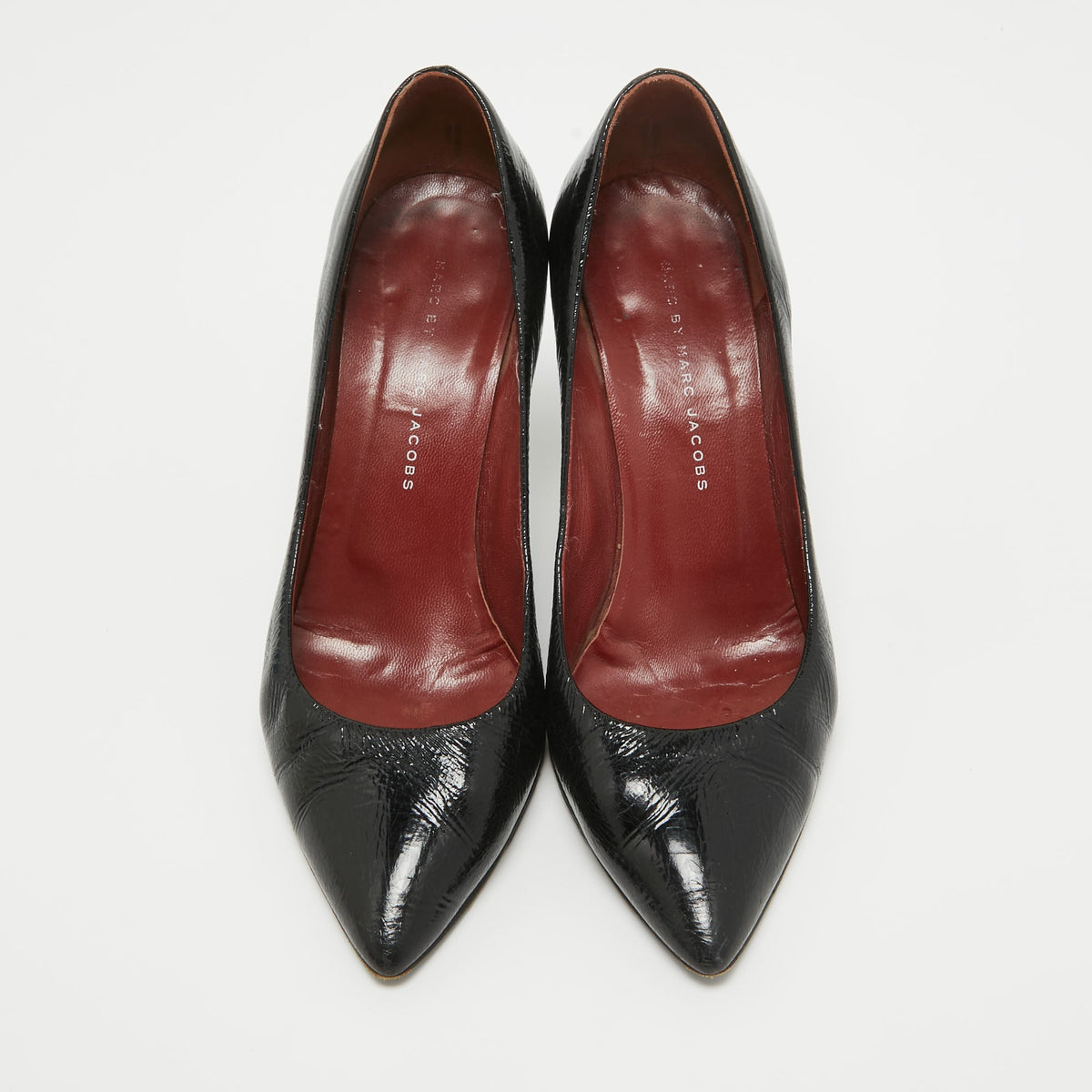 Marc by Marc Jacobs Black Patent Leather Pumps Size 38