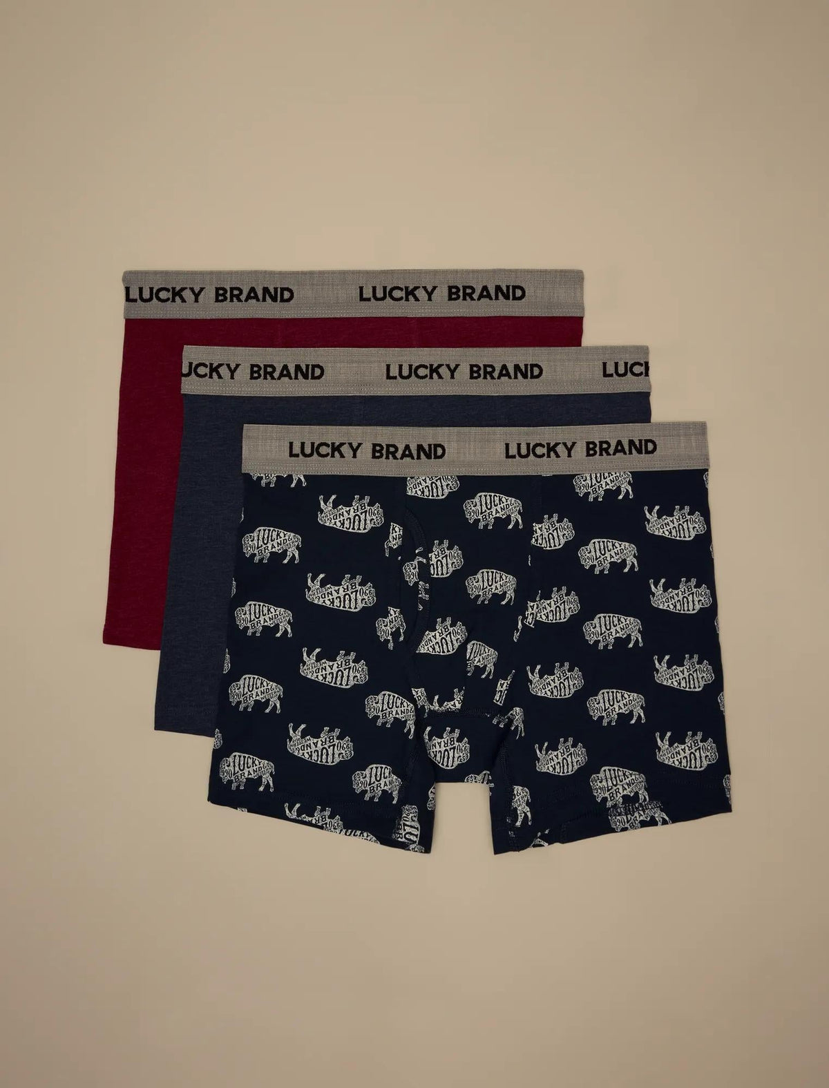 Lucky Brand 3 Pack Boxer Brief