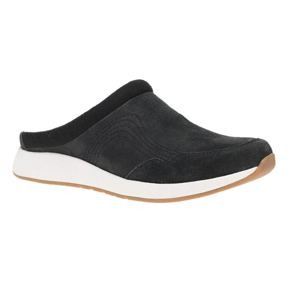 Women's Claudia Slip On Clog In Black Suede