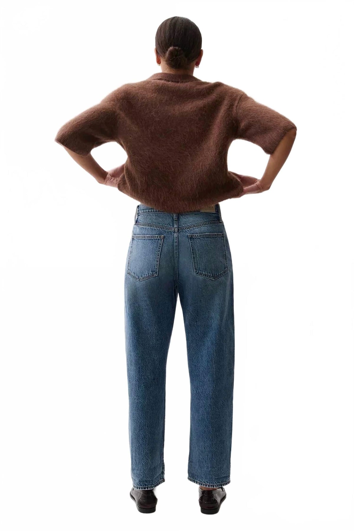 Donny Double Rolled Cuff Jeans In Wilcox