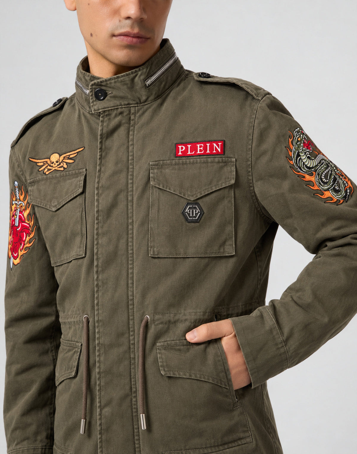 Field Jacket Urban Jungle Patches