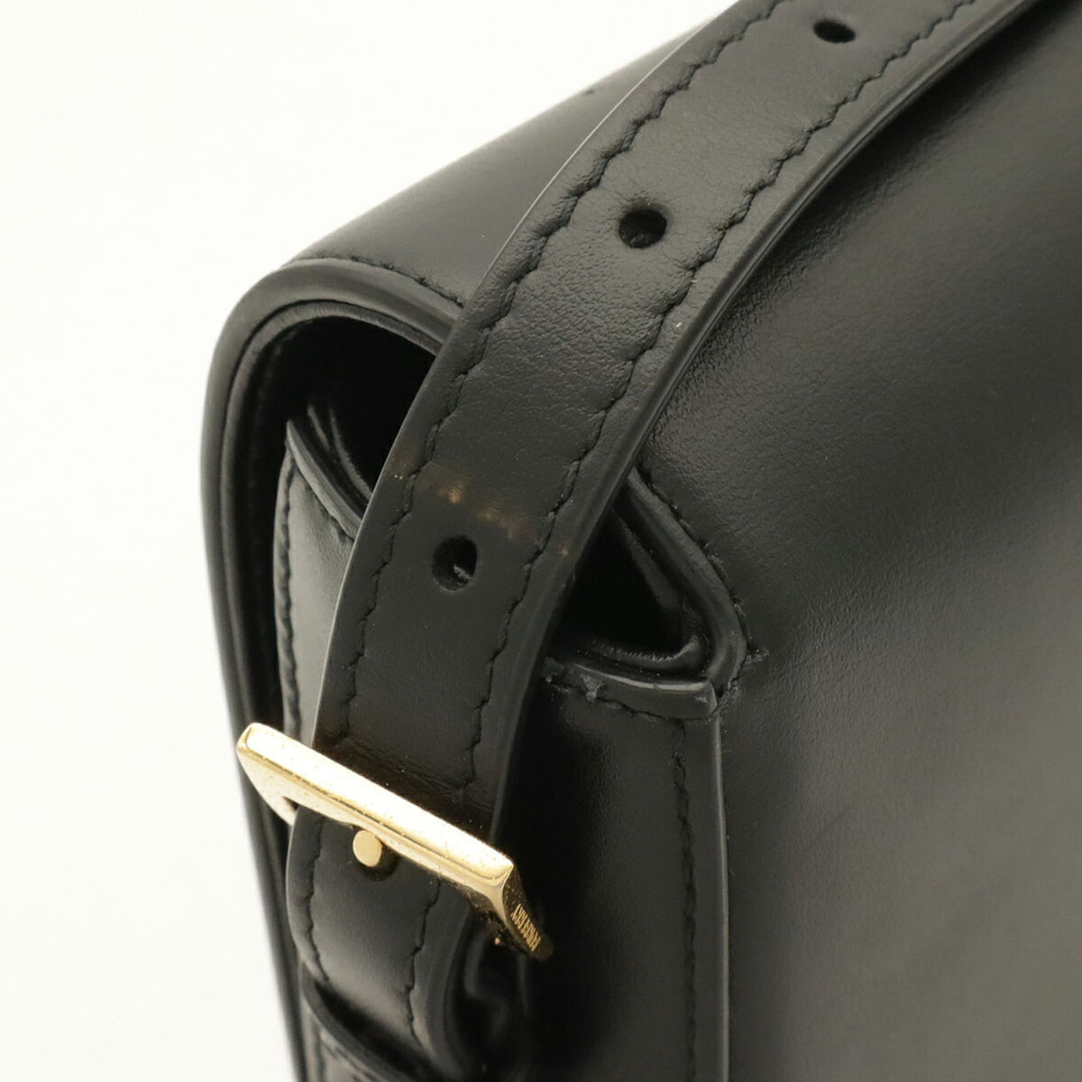 Burberry Leather Clutch Bag Pochette Shoulder Bag (Pre-Owned)