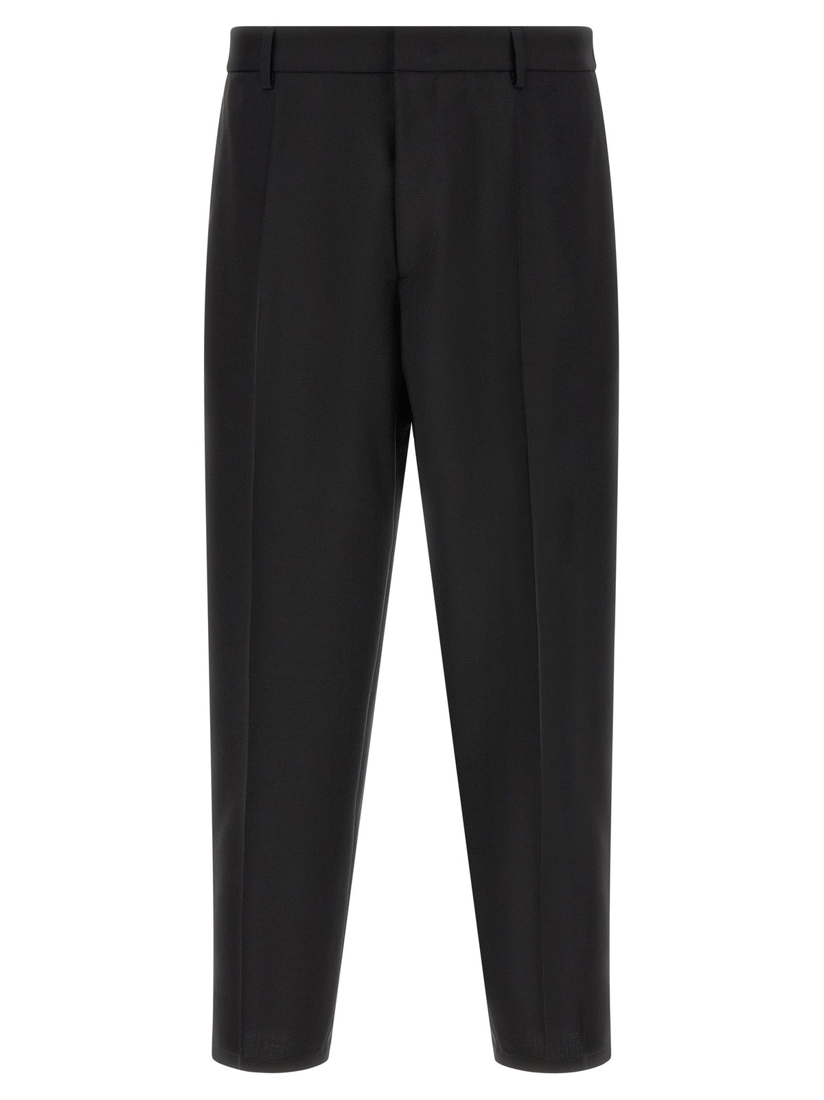 Jil Sander Virgin Wool Cropped Men's Pants