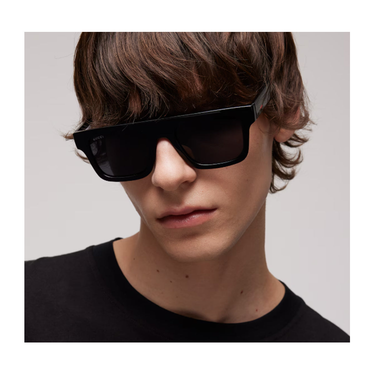 Black GG2235S Linea Sign Injected Sunglasses