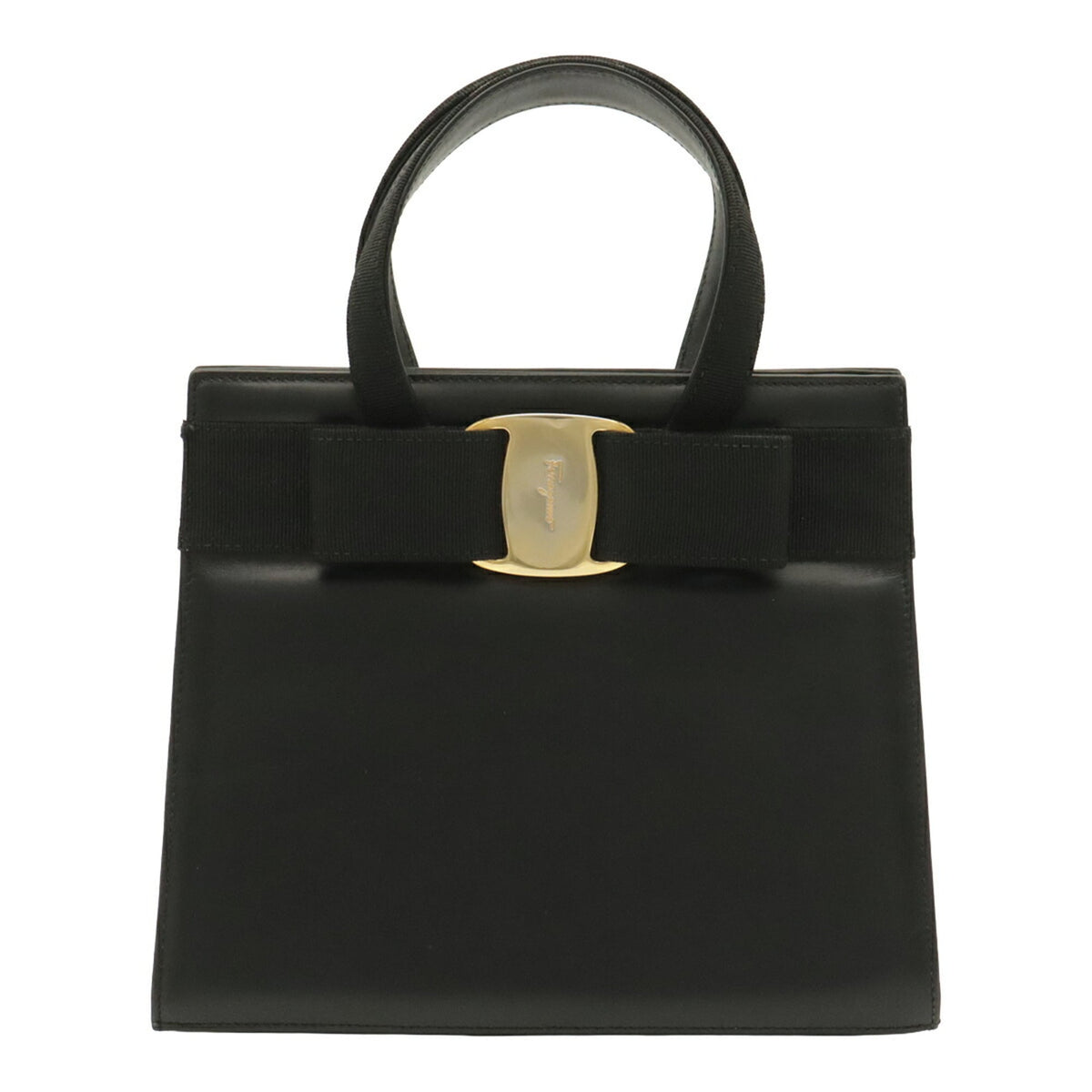Salvatore Ferragamo Vara Leather Handbag (Pre-Owned)