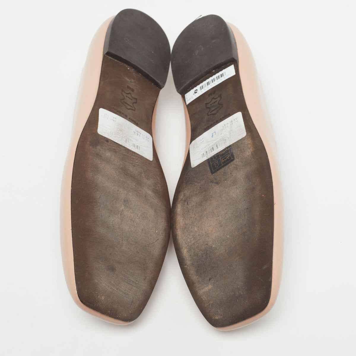 Tory Burch Georgia Size 38 Beige Leather Ballet Flats