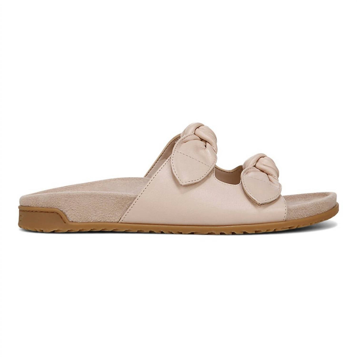 Women's Elara Orthotic Comfort Slide Sandal In Cameo Rose