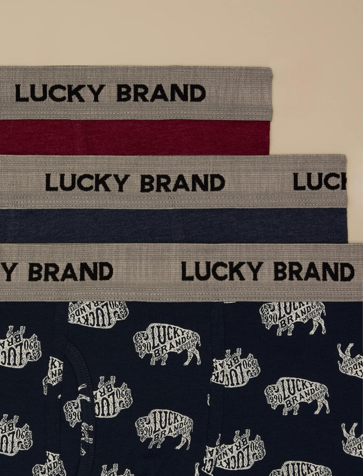 Lucky Brand 3 Pack Boxer Brief