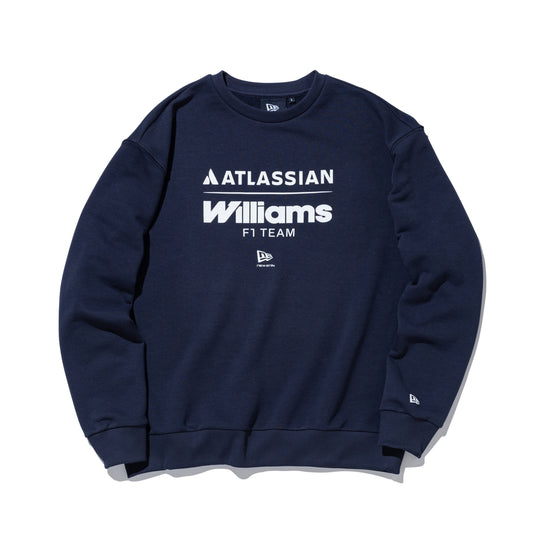 オーバーサイズド ニットセーター Atlassian Williams F1 Team アトラシアン・ウィリアムズF1チーム ネイビー