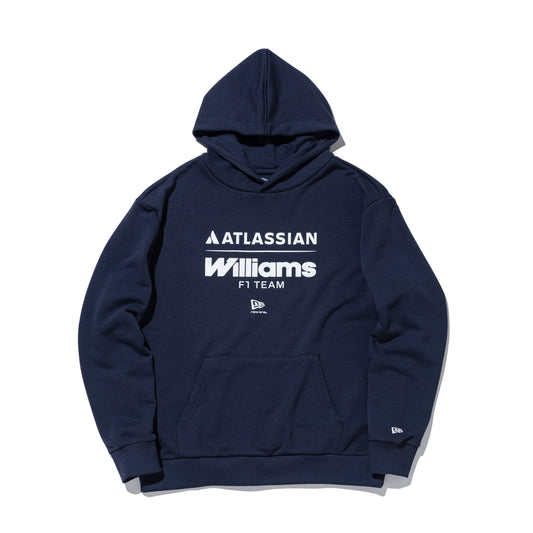 裏毛 オーバーサイズド スウェット プルオーバーフーディー Atlassian Williams F1 Team アトラシアン・ウィリアムズF1チーム ネイビー
