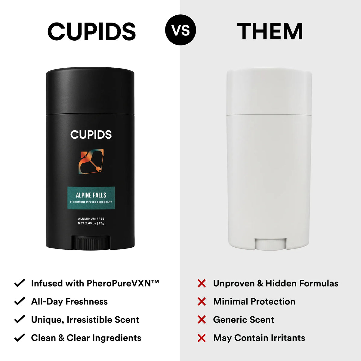 Cupids Alpine Falls Deodorant (INTL)