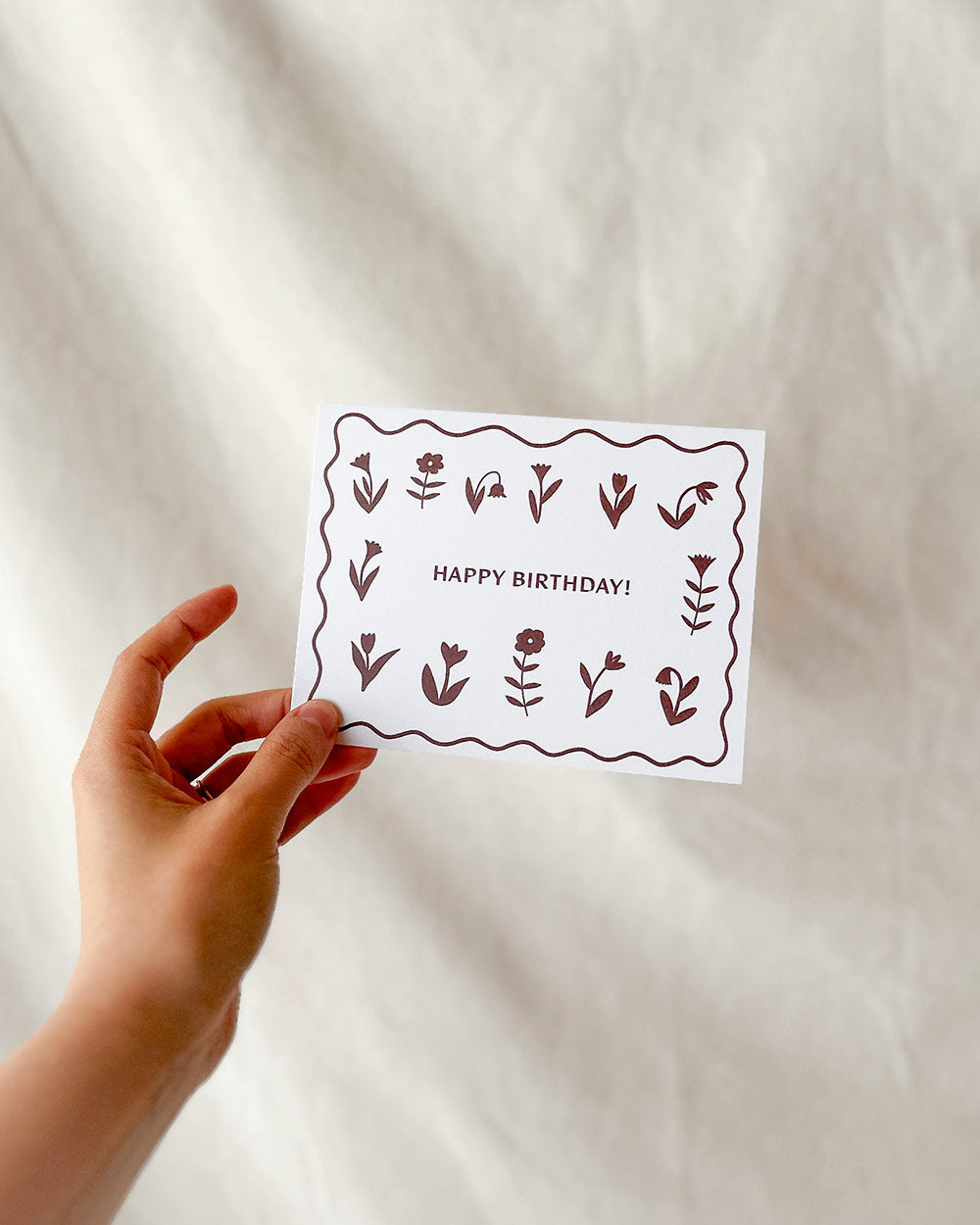 Birthday Flowers Card