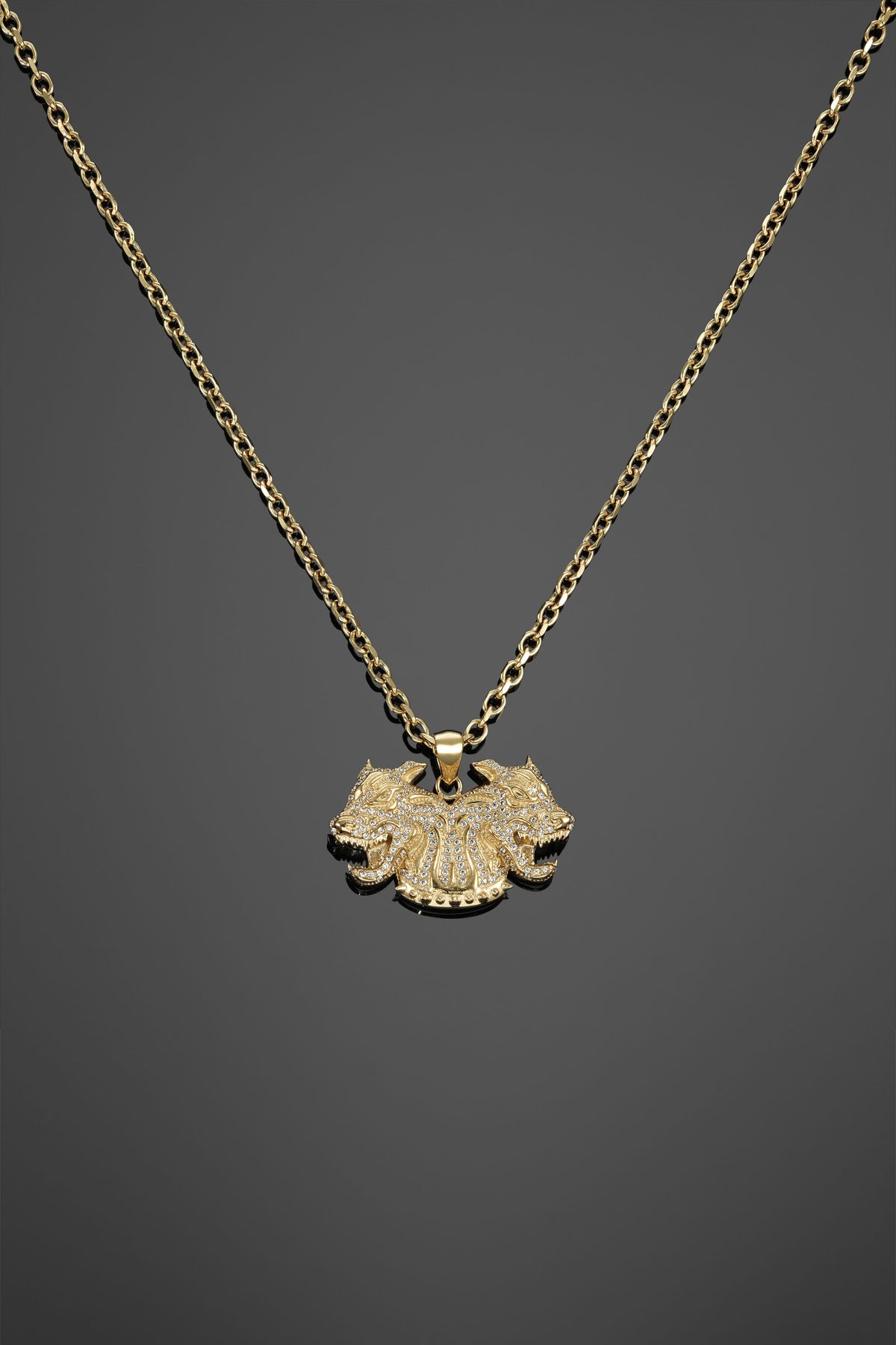 9102 - The Twinsignia Pendant - Gold