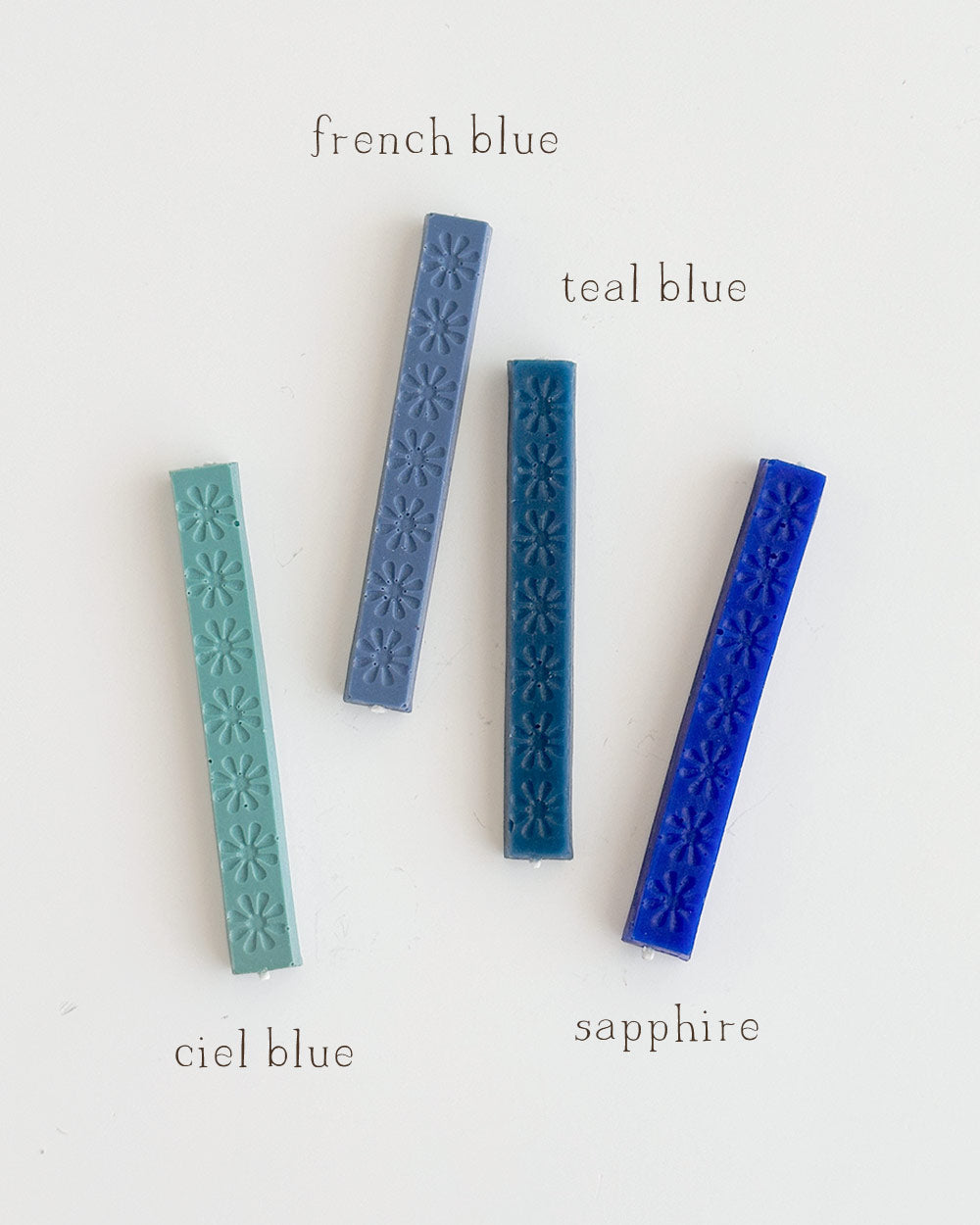 Long Wick Wax Sticks - Blues