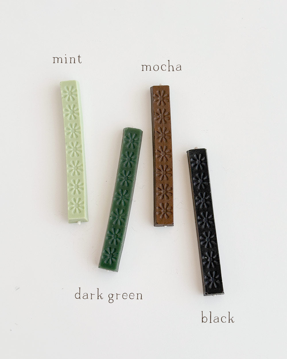 Long Wick Wax Sticks - Earth Tones