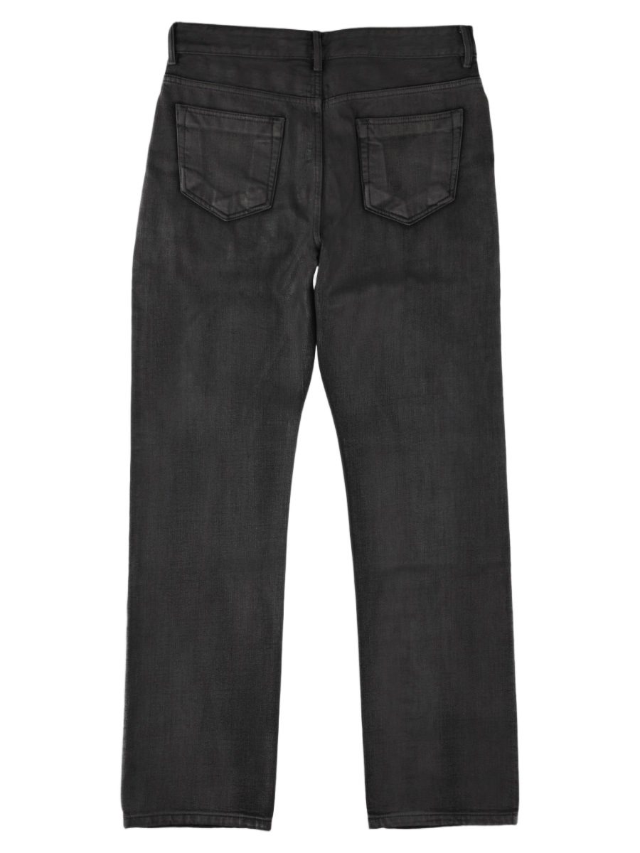 Fog Cut Straight-Leg Rivet Detail Cotton Jeans