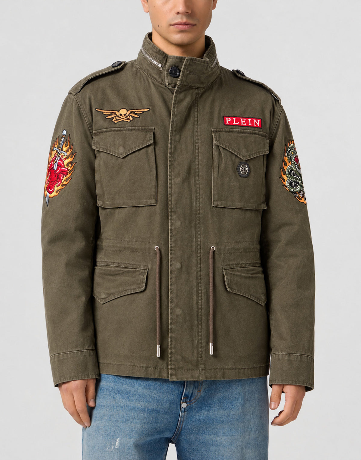 Field Jacket Urban Jungle Patches