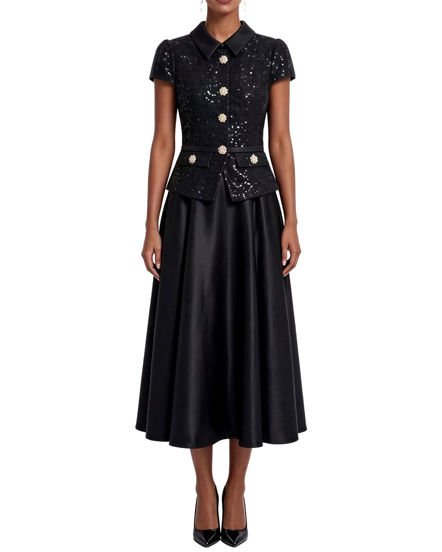 LINDA CHARM Midi Dress