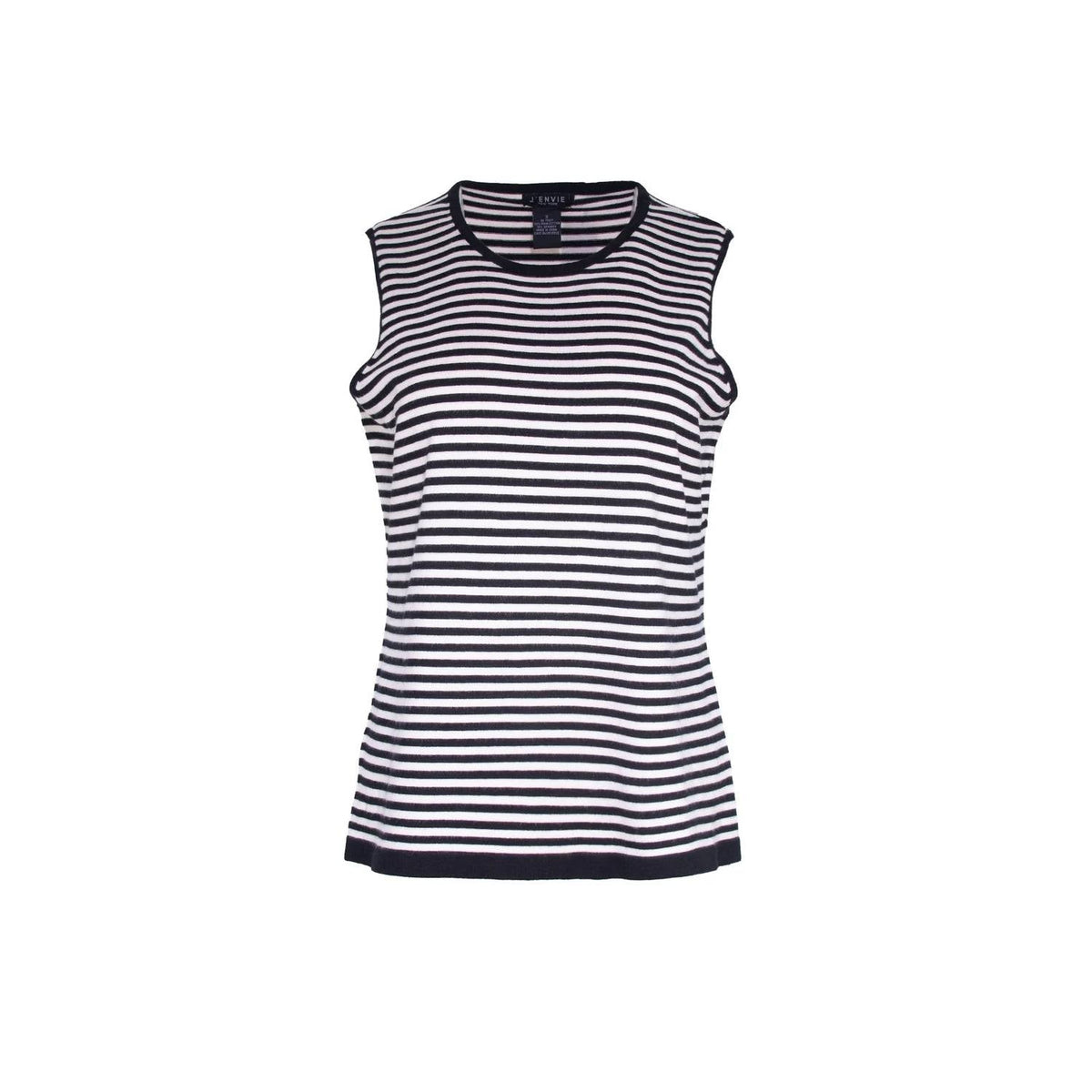 Coastal Shell Tank Top In Pale Pink/black