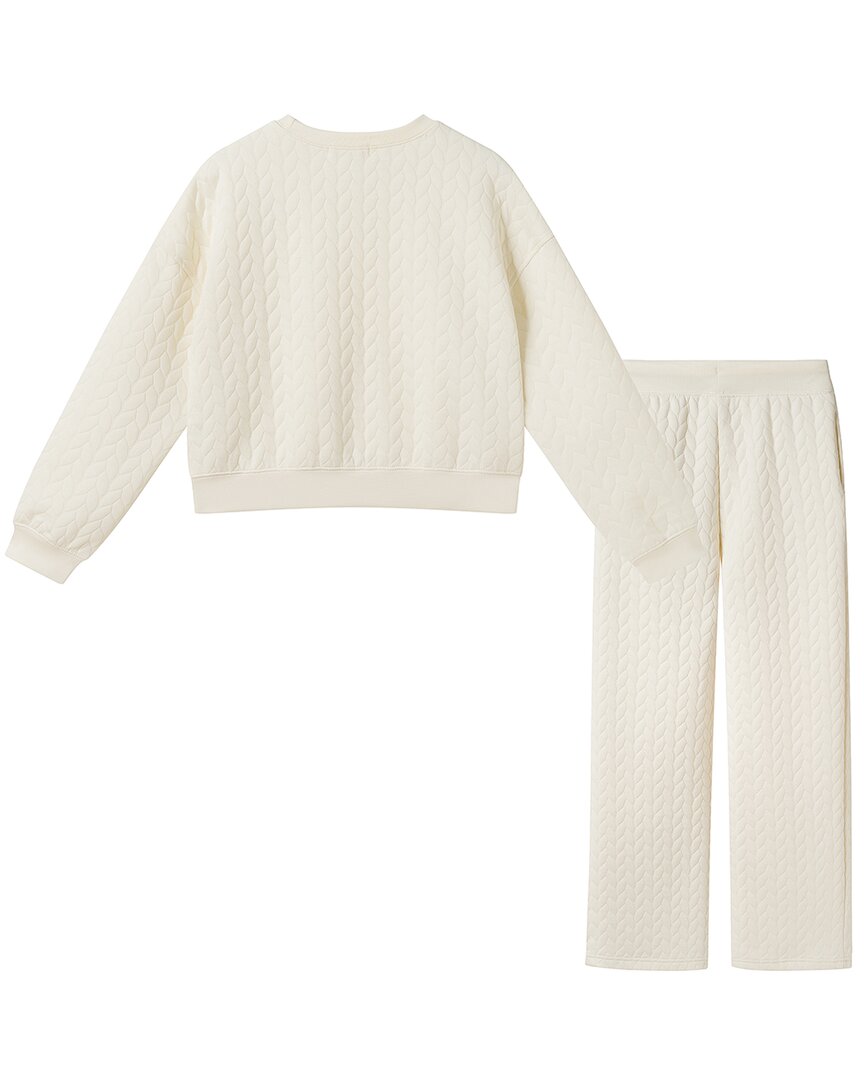 Andy & Evan Quilted Sweatshirt & Pant Set