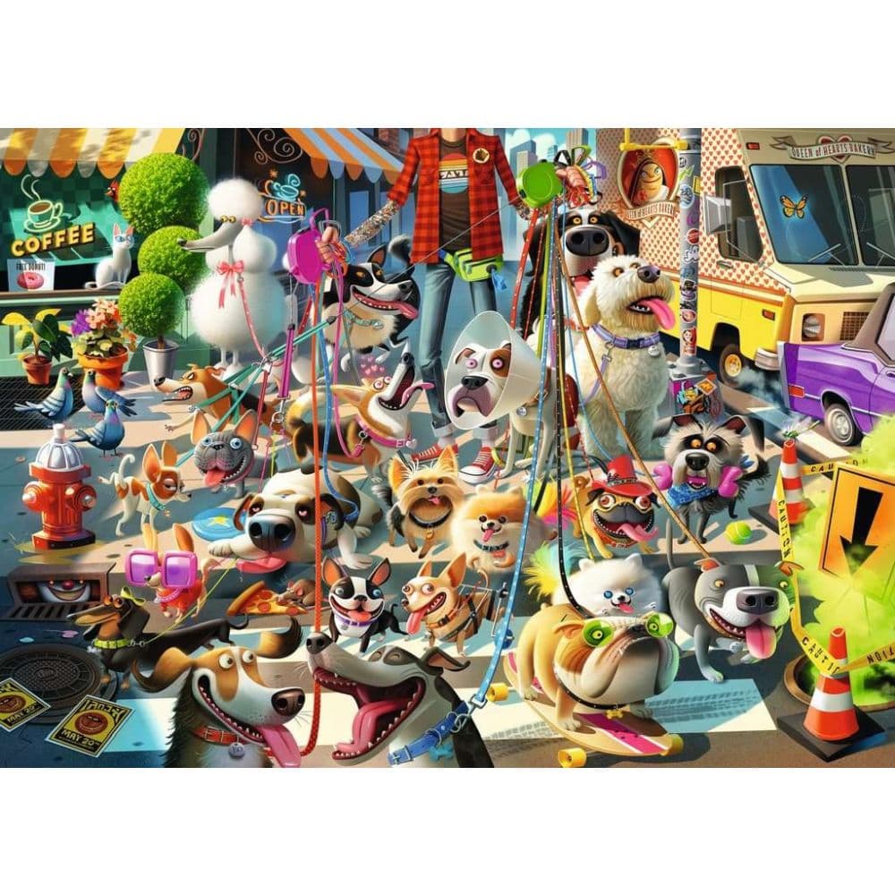 Dog Walker 1000 Piece Puzzle