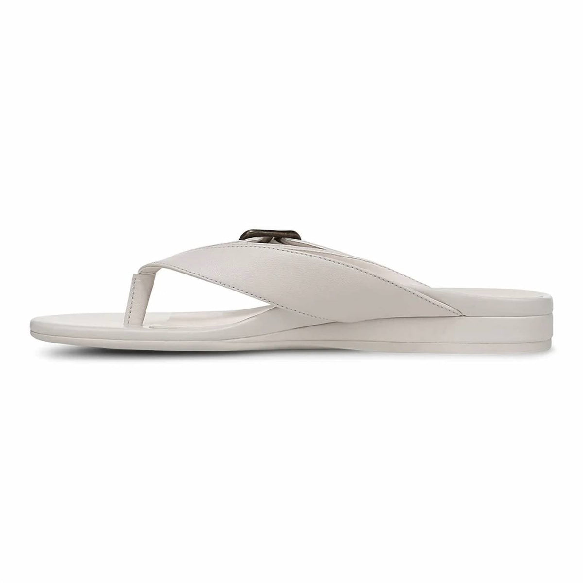 Women's Grove Thong Sandals In Sea Salt Leather