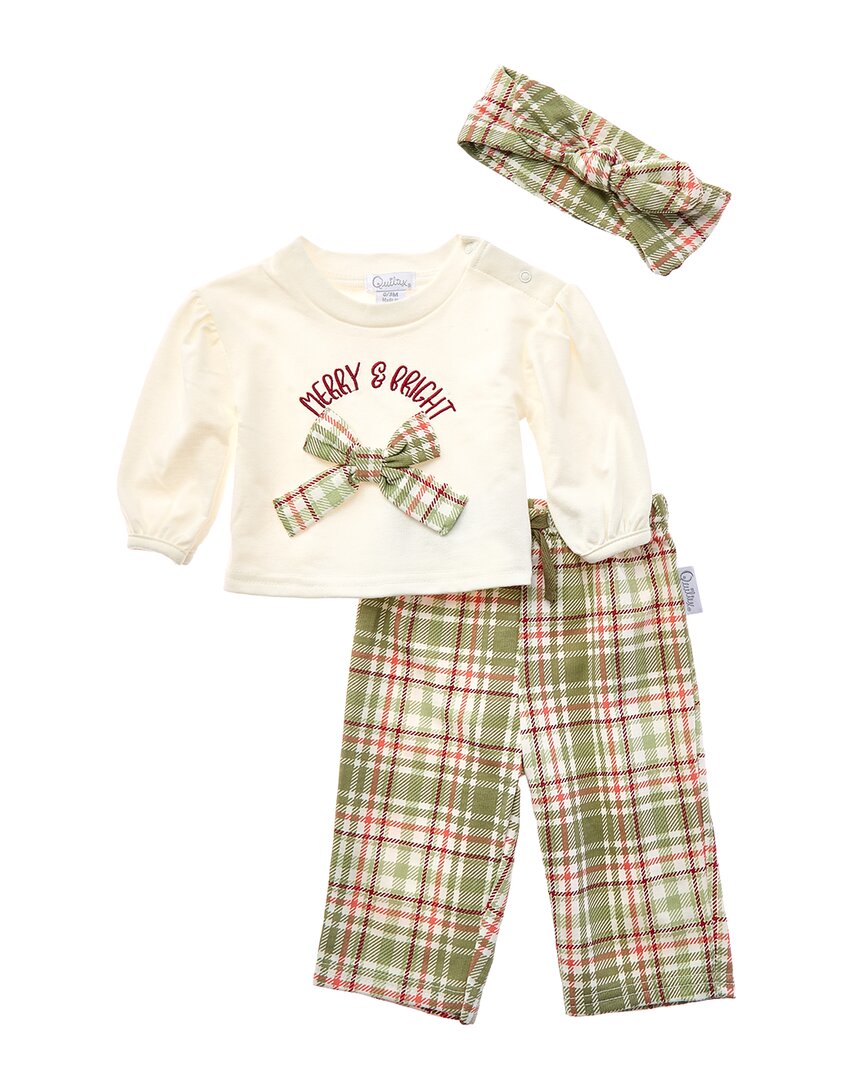 Quiltex 3pc Merry & Bright Pant Set